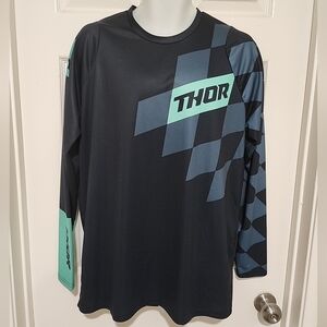 THOR Long Sleeve MOTOCROSS ATV JERSEY SHIRT Men's SIZE  Large
